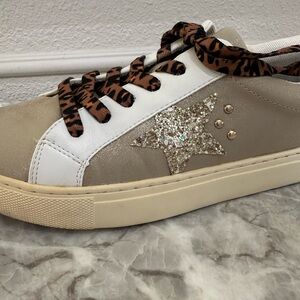 Corky’s Hey Girl Metallic Glitter Star Sneakers